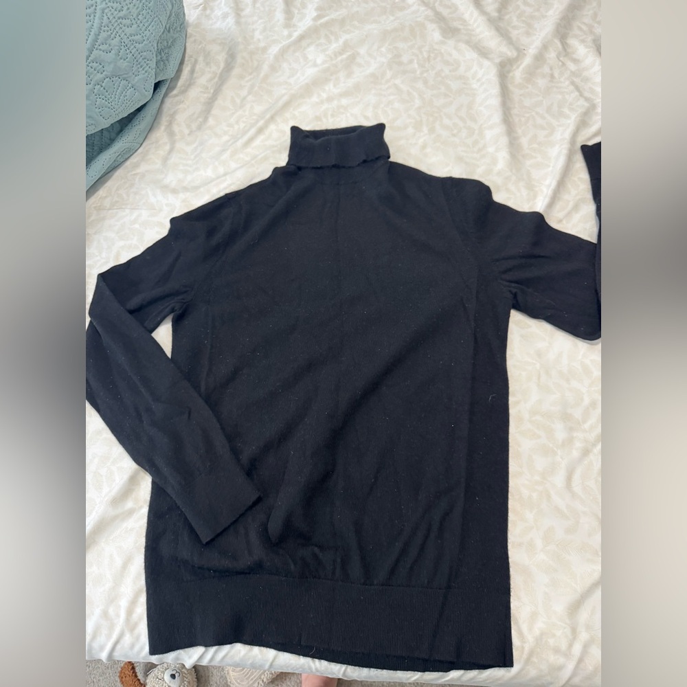 Men's Black Turtleneck Sweater - Express medium